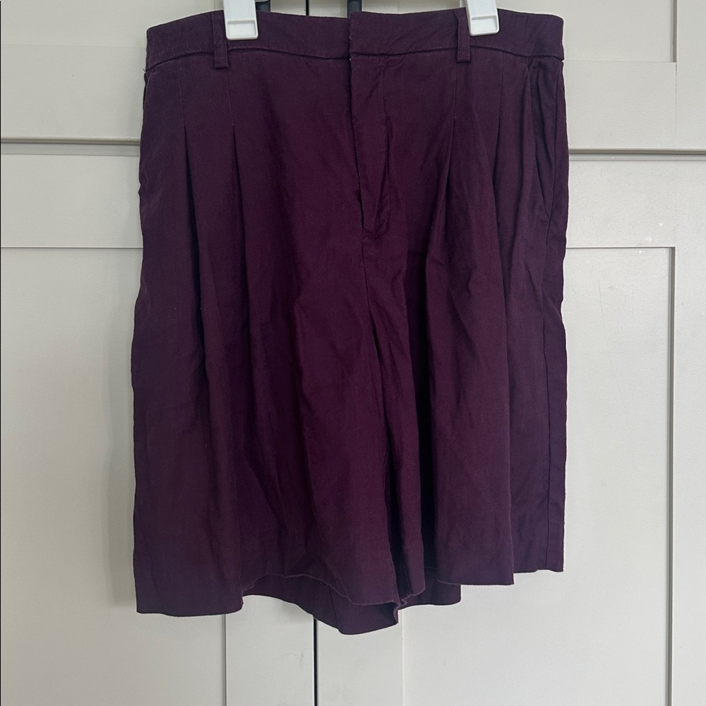 Maeve by Anthropologie The Avery Pleated Shorts - Picture 2 of 16